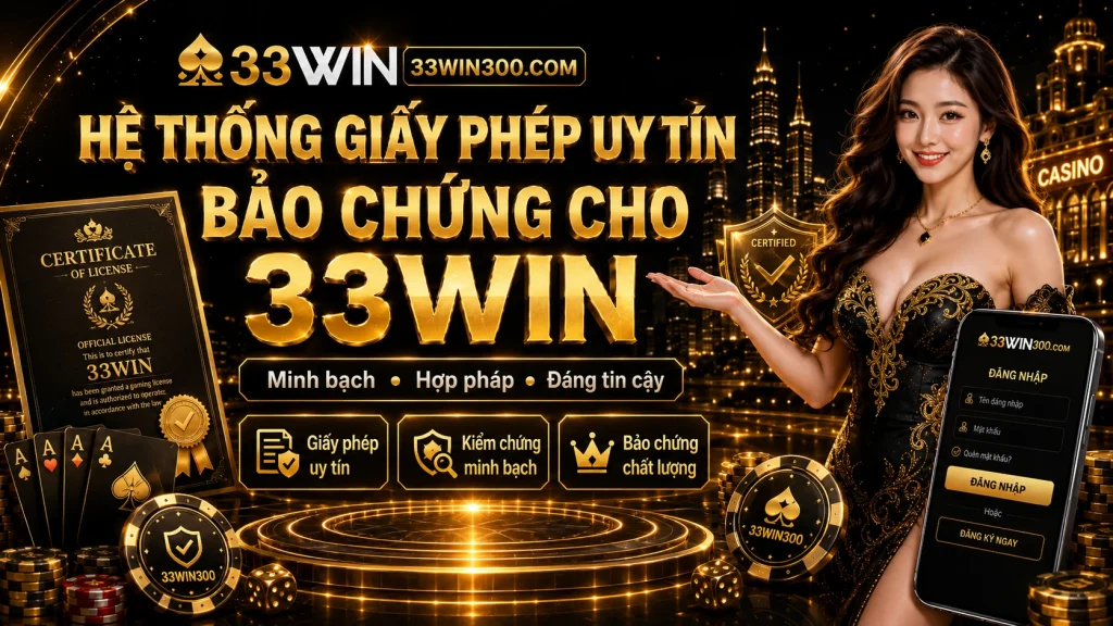 33WIN – Trang Chủ bolaonline.co - Link 33WIN Chính Thức Đăng Nhập Nhanh 2 Hệ thống giấy phép uy tín bảo chứng cho 33WIN