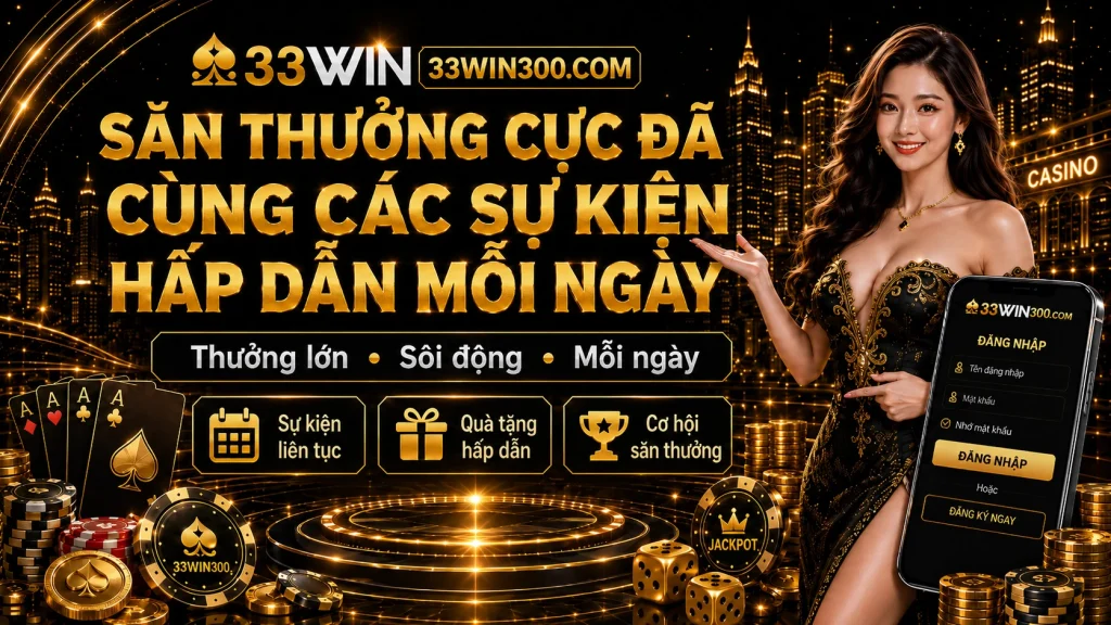 33WIN – Trang Chủ bolaonline.co - Link 33WIN Chính Thức Đăng Nhập Nhanh 5 Săn thưởng cực đã cùng các sự kiện hấp dẫn mỗi ngày